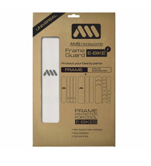 AMS MTB Frame Protection - E-Bike Kit Clear