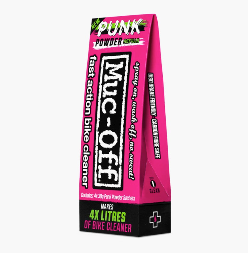 Muc-Off Punk Powder Bike Cleaner - 4 Pack - Apple County Cycles, Wellington, Somerset