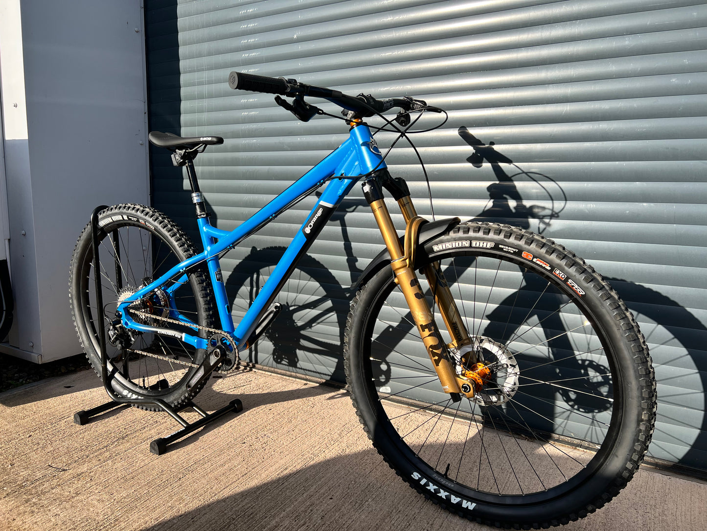 Orange Hardtail Mountain Bike - Custom Build