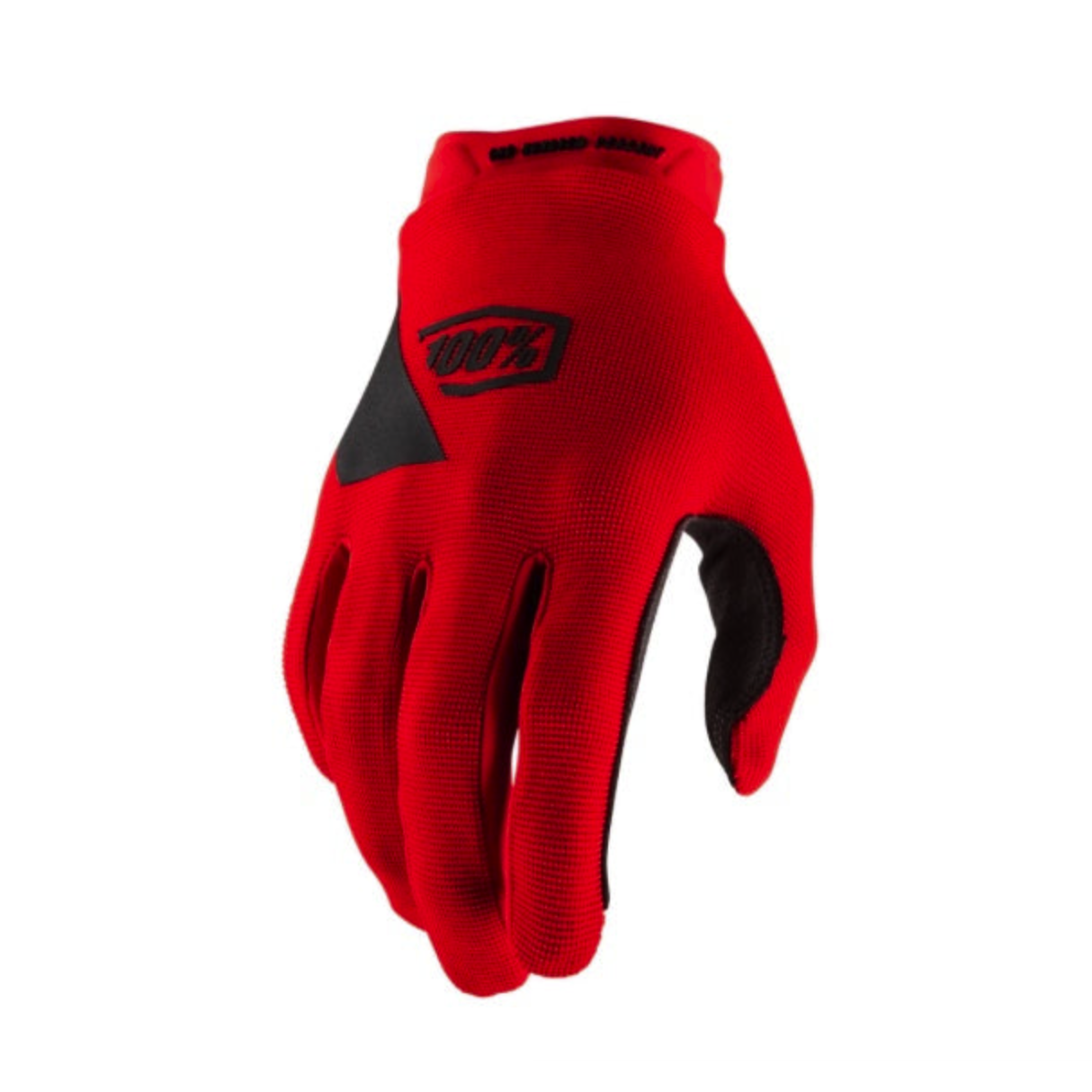 100% Ridecamp Gloves - red - Apple County Cycles Wellington, Somerset