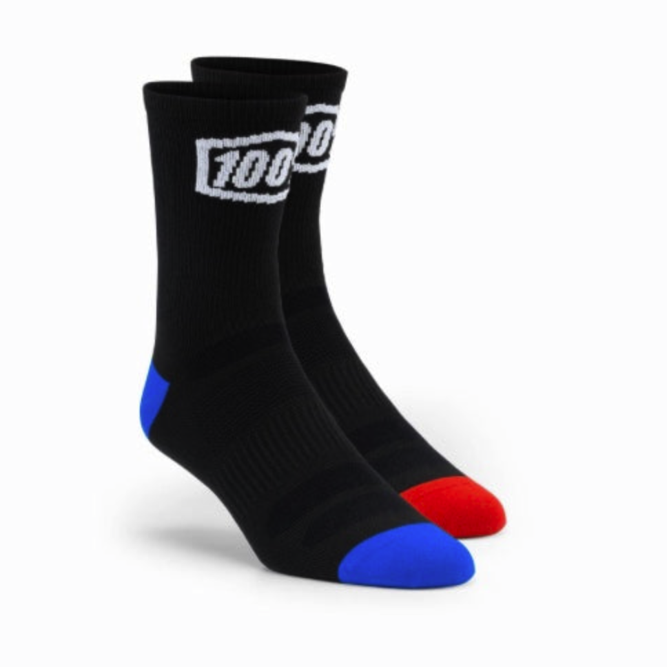 100% Socks - Black - Apple_County-Cycles