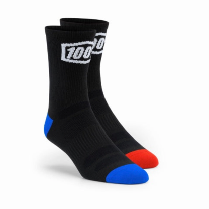 100% Socks - Black - Apple_County-Cycles