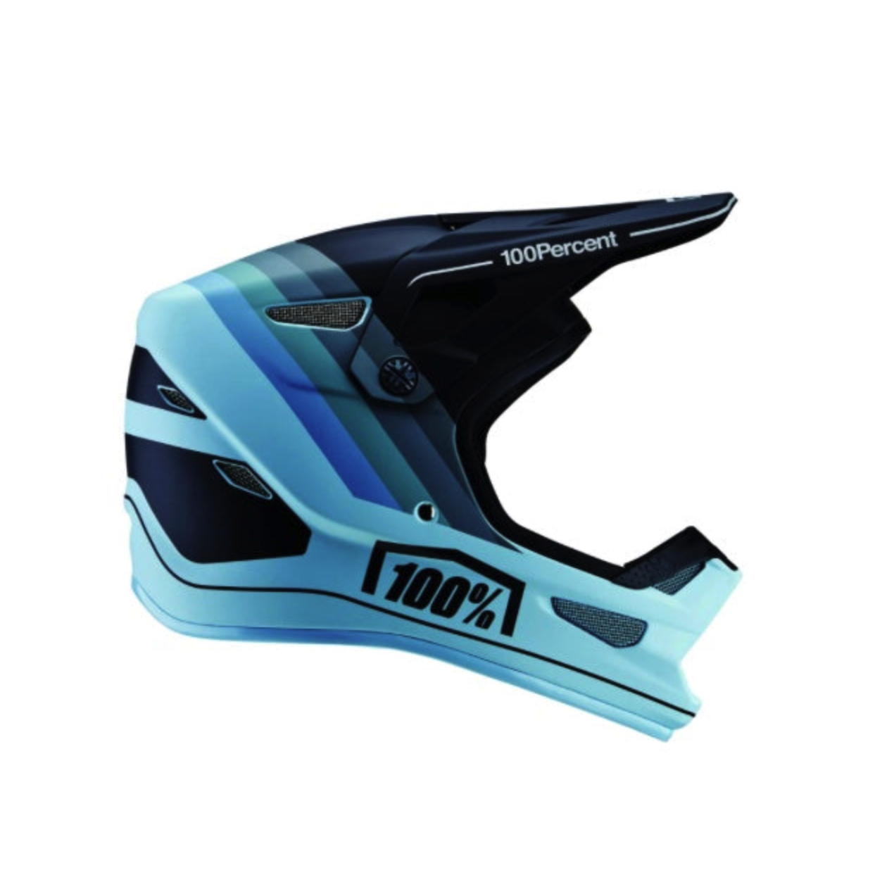 100% Status Full Face Helmet - Blue - Apple County Cycles