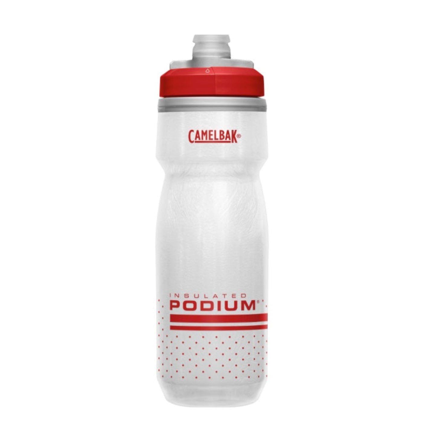 Camelbak Podium Chill Insulated Bottle Red/White - Apple County Cycles, Wellington, Somerset