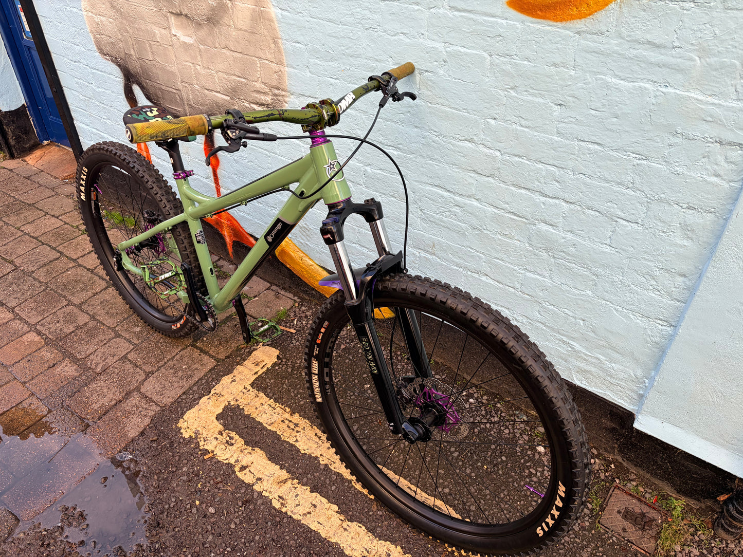 Orange Crush MX Custom Build Mountain Bike