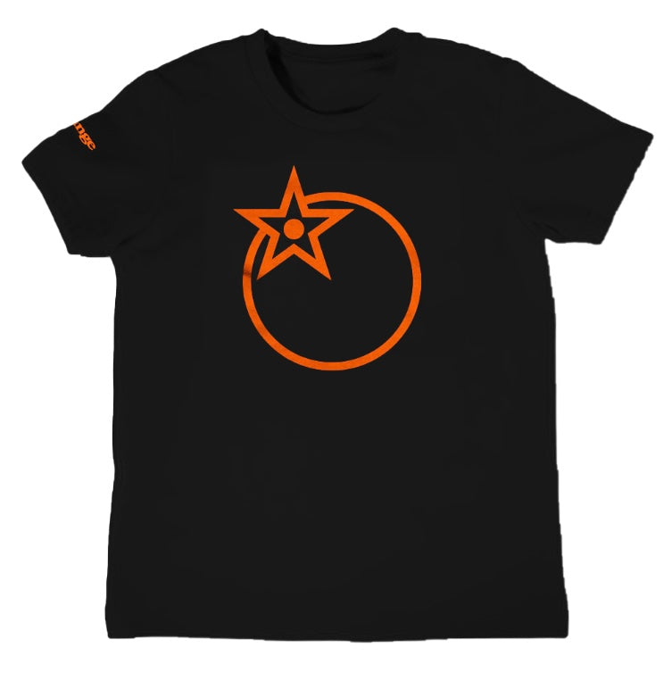 Orange Front Kids T-shirt  - Apple County Cycles, Wellington Somerset