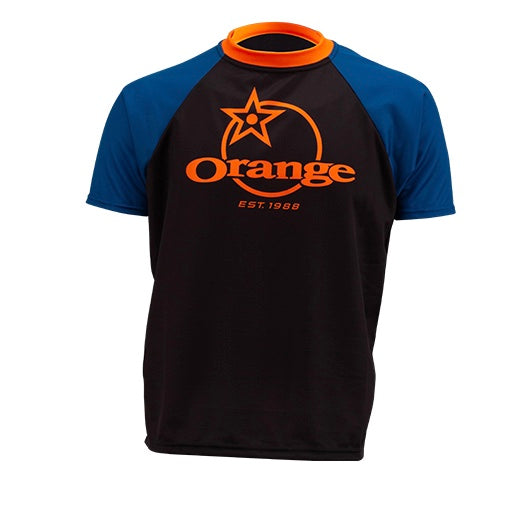 Orange Blue Adult Riding Jersey  - Apple County Cycles, Wellington Somerset