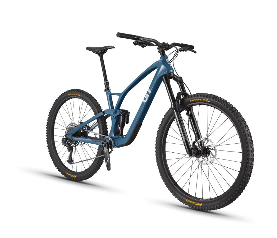 GT Sensor Carbon Pro Trail Bike - Dusty Blue - Apple County Cycles, Somerset