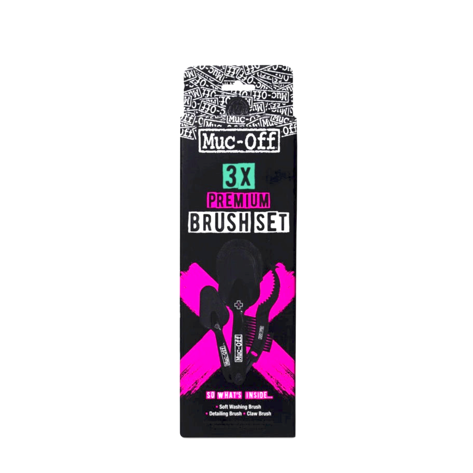 Muc-Off Premium 3 Pack Cleaning Brushes - Apple County Cycles, Wellington, Somerset