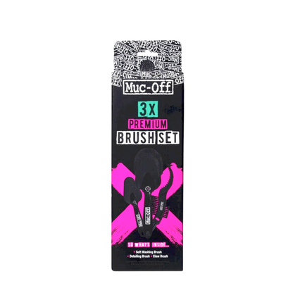 Muc-Off Premium 3 Pack Cleaning Brushes - Apple County Cycles, Wellington, Somerset