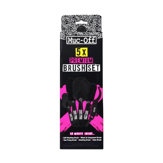 Muc-Off Premium 5 Pack Cleaning Brushes - Apple County Cycles, Wellington, Somerset