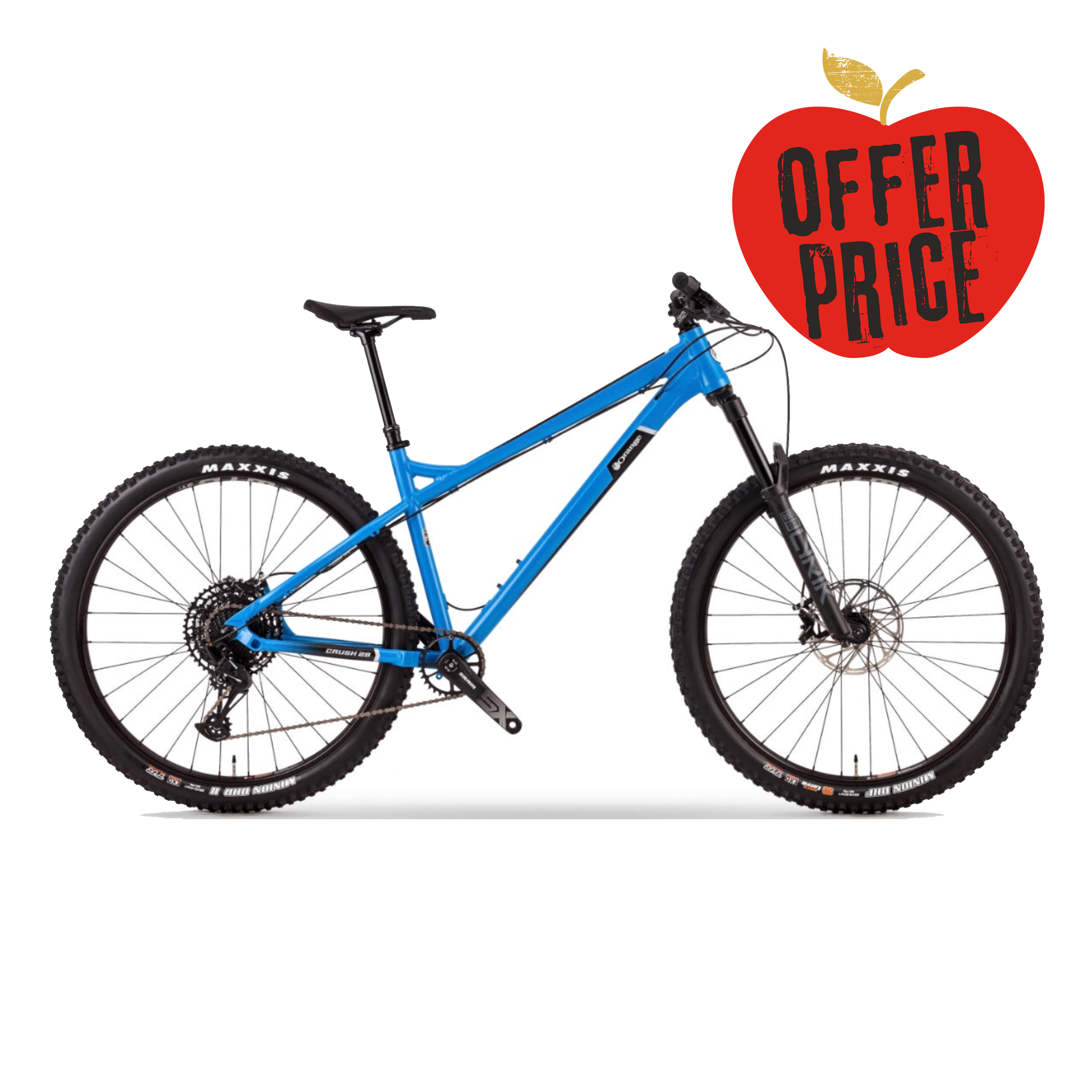 Orange Crush 29 Pro Hardtail Mountain Bike SALE PRICE Apple County Cycles