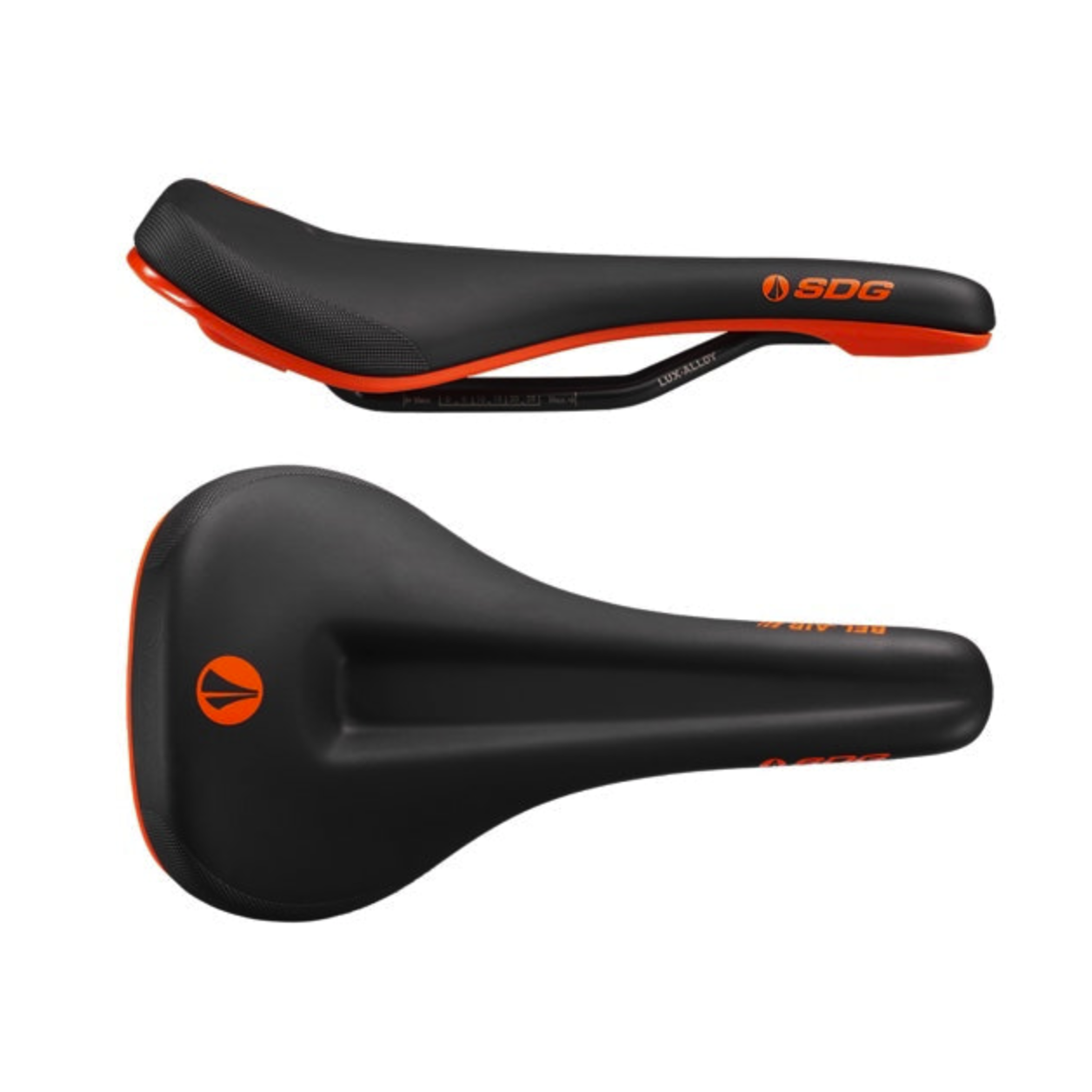SDG Bel-Air Saddle V3 Lux - Orange - Apple County Cycles