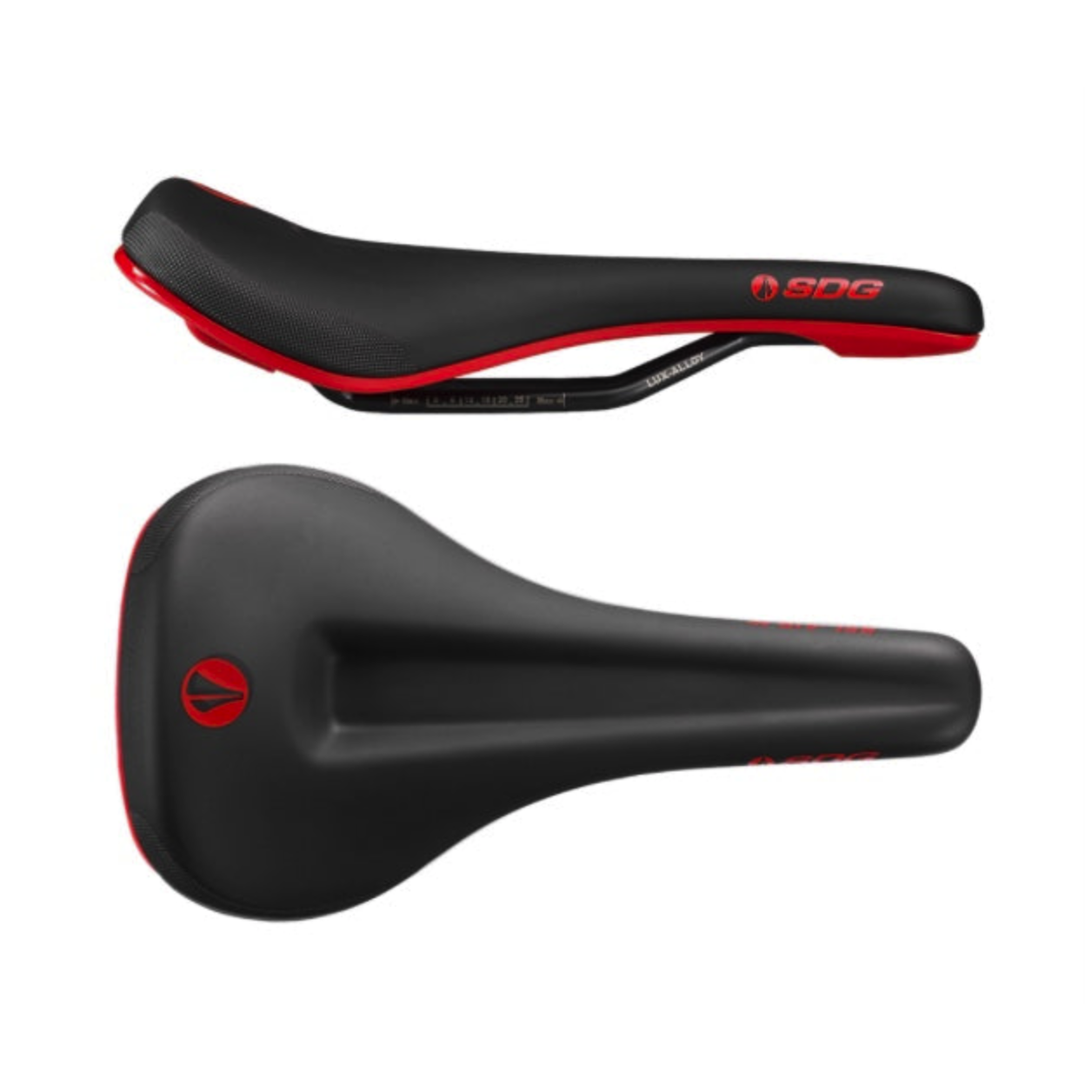 SDG Bel-Air Saddle V3 Lux - Red - Apple County Cycles